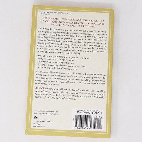 Suze Orman 9 Steps to Financial Freedom Paperback Wealth Revised Money Finance - Picture 2 of 14
